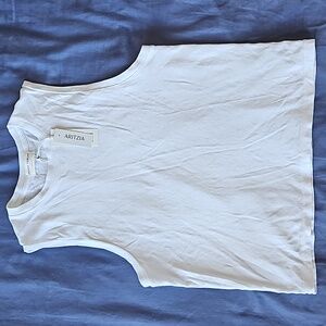 Aritzia Denim Forum Debbie Muscle Tank White M